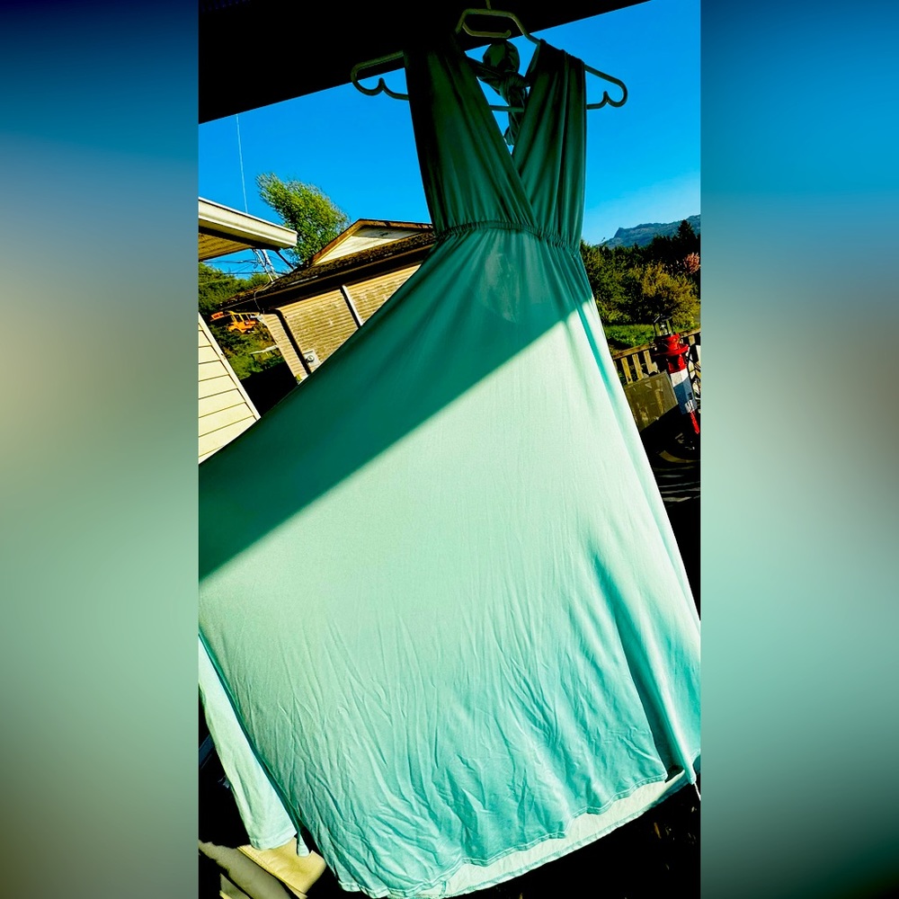 Light Blue Infinity Dress size Med